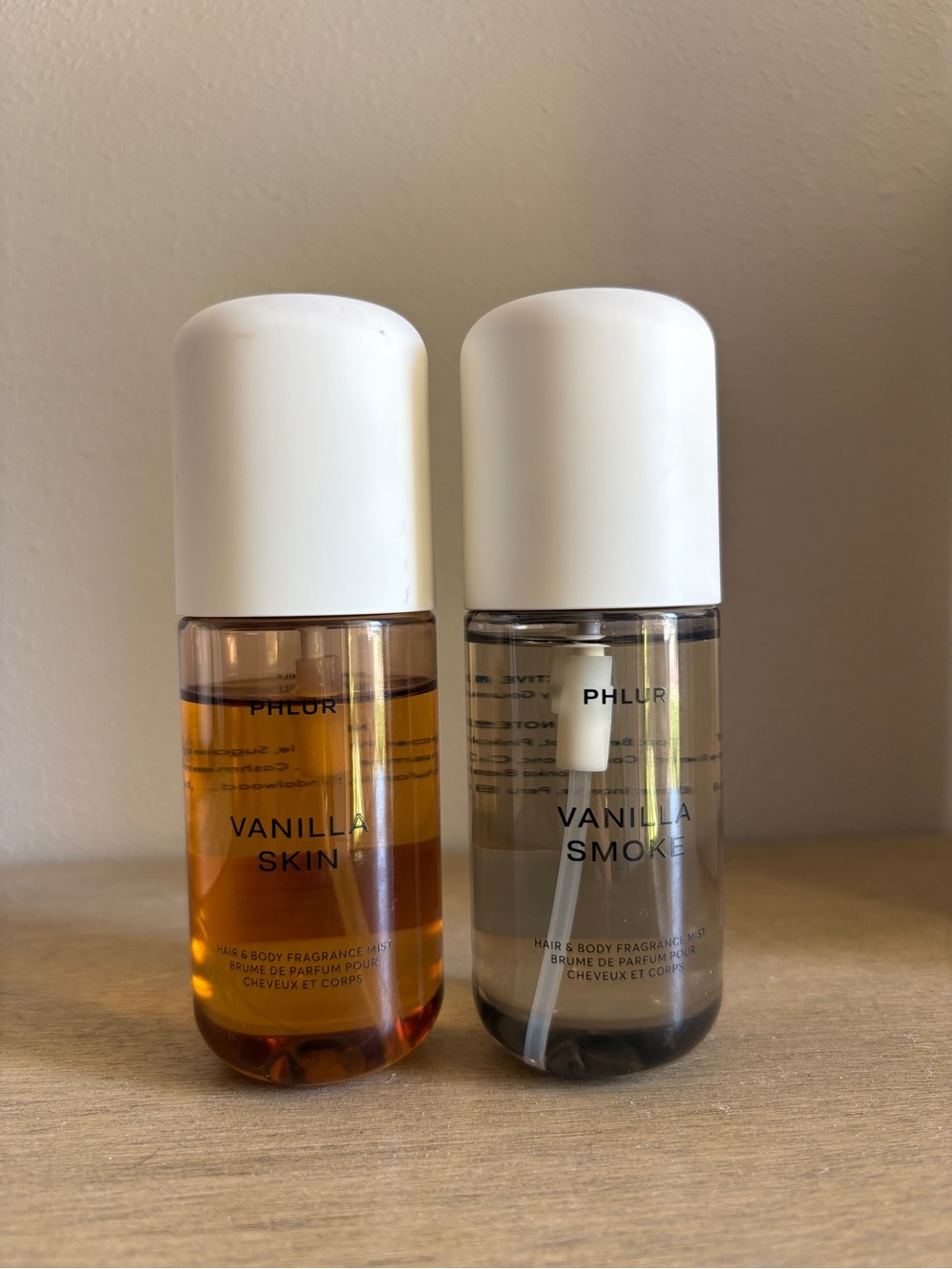 Phlur Vanilla Smoke & Vanilla Skin - 3oz Each